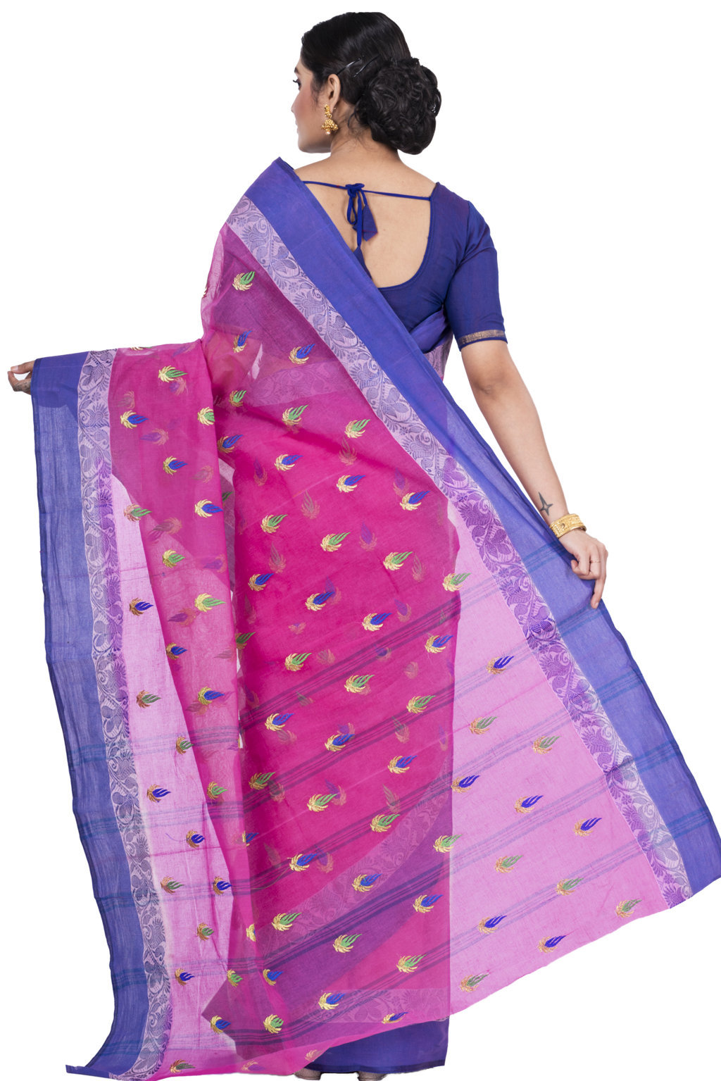 Pink Pure Cotton Dip_Embro Tant Embroidery (660)